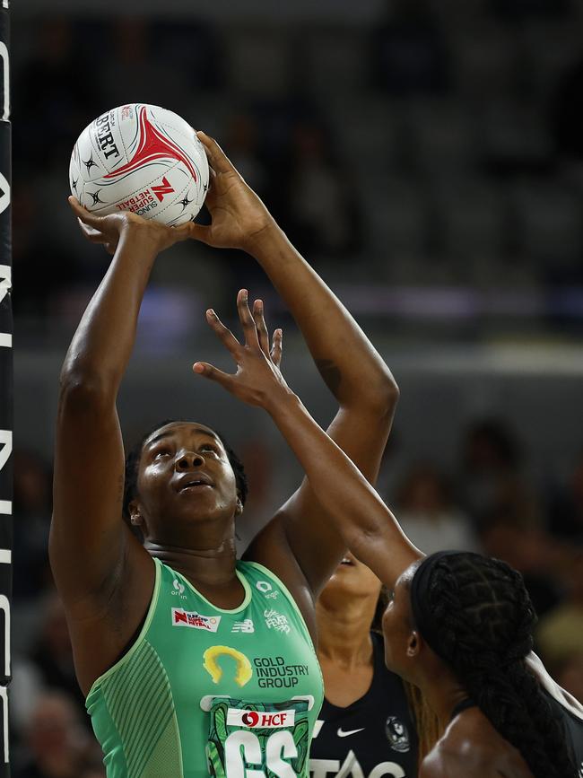 Jhaniele Fowler is arguably the most dominant player in Super Netball.