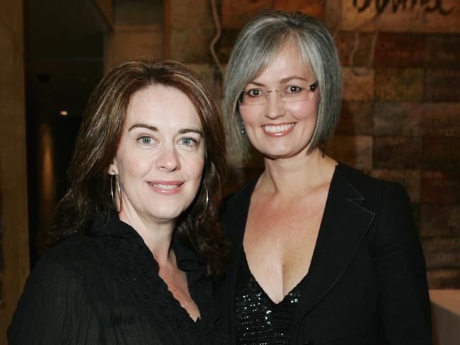 At the Good Food Awards with former CEO and Publisher of Fairfax Lisa Hudson (left) in 2007. Picture: Gaye Gerard/Getty Images