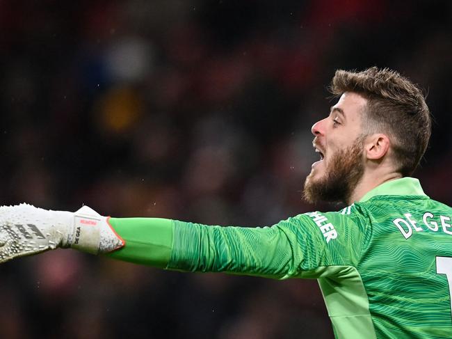 Manchester United's Spanish goalkeeper, David de Gea, could be in Australia in July. Picture: Paul Ellis / AFP