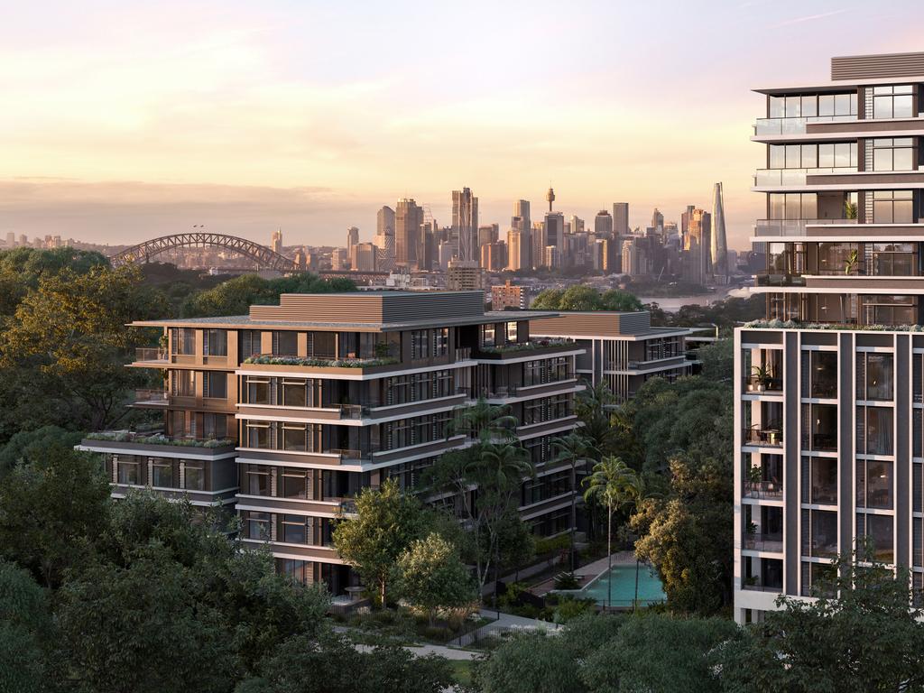 An aerial view of the Newlands development.