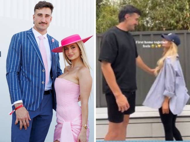 Ivan Soldo and Chelsea Becirevic are celebrating big news. Photos: Supplied/Instagram