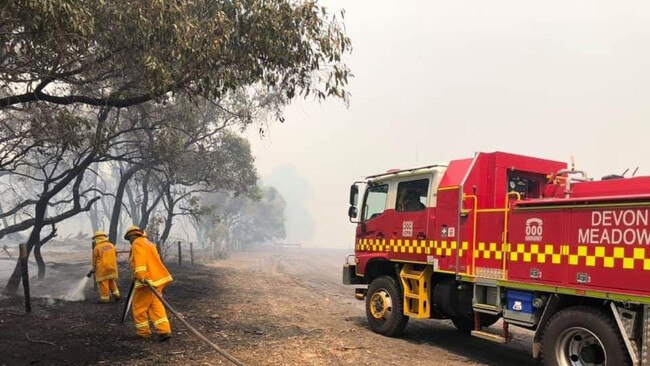 Devon Meadows Fire Brigade at Grantville recently. Pic: Supplied