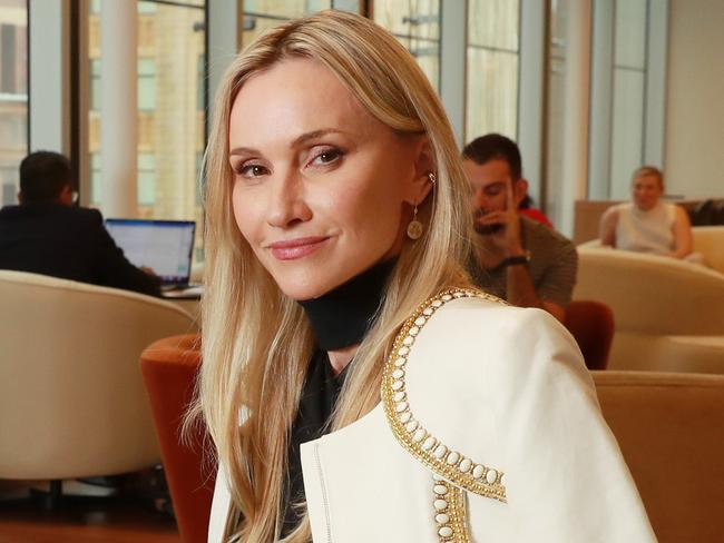 16/6/22: Kirsten Carriol, CEO of Lanolips and  Daniel Hakim, CEO, Club of United Business  at the new Club of United Business members' club in Sydney CBD. John Feder/The Australian.