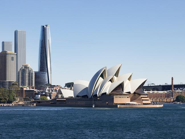 Artist’s impression of Crown’s Sydney casino, which is under construction. Source: Supplied