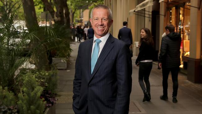 Anthony Healy from NAB in Melbourne: Australia’s big four banks and the Morrison government will become shareholders in a raft of small and medium-sized businesses Picture: Stuart McEvoy/The Australian.