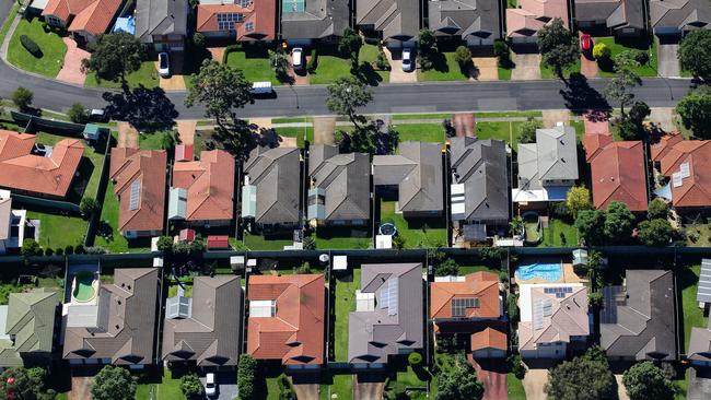 Home values in Australia are up 15.8 per cent over the first eight months of the year. Picture: NCA NewsWire/Gaye Gerard