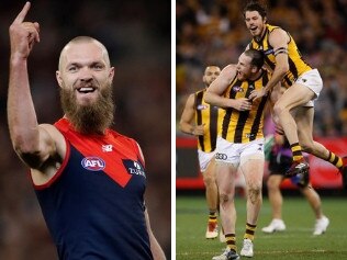 Hawthorn and Melbourne will meet in a blockbuster clash on Friday night.