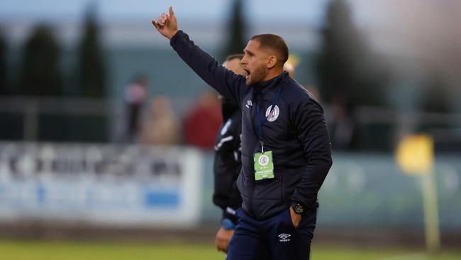 Melbourne Knights new coach Ben Cahn.