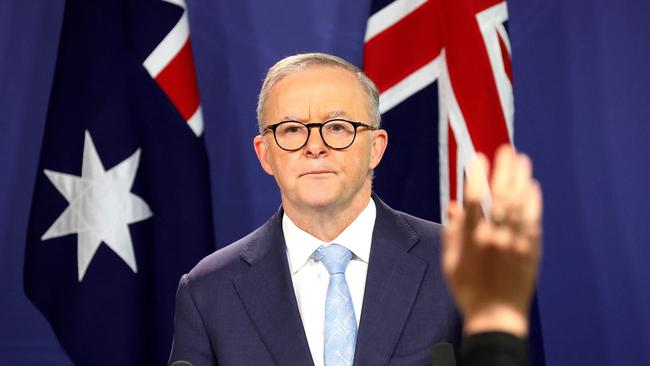 Anthony Albanese needs to cultivate a dual image – as the compassionate PM he promised to be and as the manager of economic adversity he must prove to be. Picture: David Gray/AFP