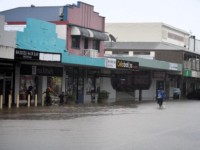 Ingham CBD. The floods in Hinchinbrook Shire, North Queensland. Picture: Cameron Bates