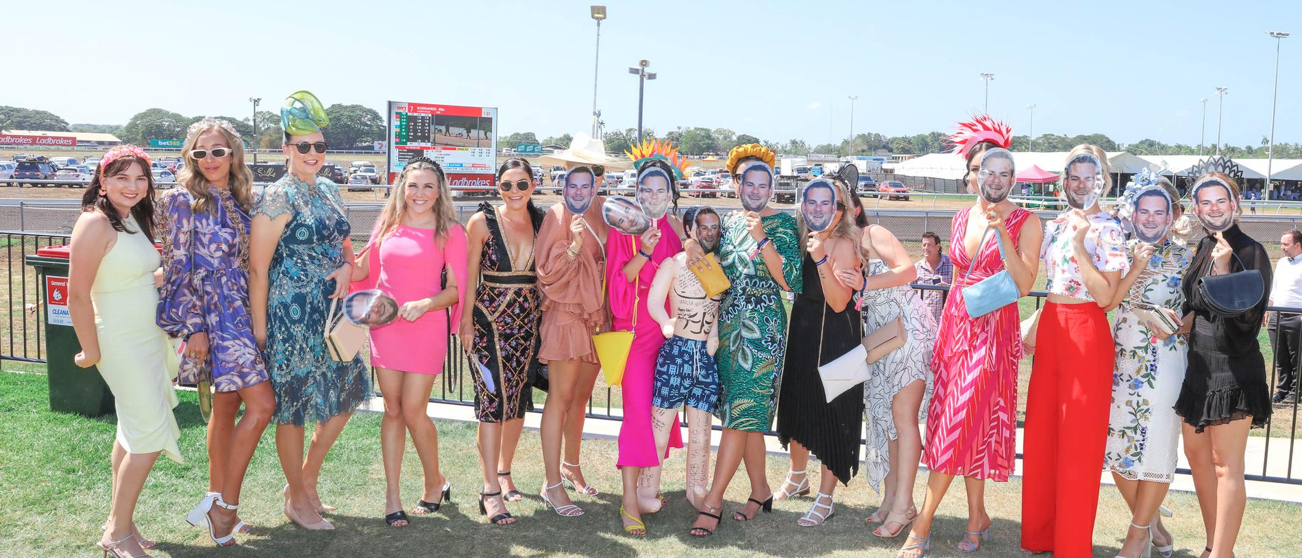 Barbara Barz’z hens party at the 2021 Great Northern Darwin Cup. Picture: Glenn Campbell