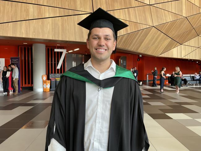 Jordan Nelson graduated from Australian Catholic University with a Bachelor of Education (Primary). Photo: Himangi Singh.