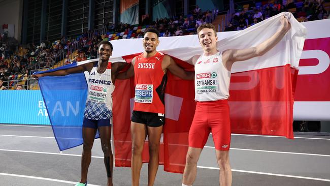 Gold Medallist Jason Joseph and other competitors did not check on LLopis. (Photo by Alex Livesey/Getty Images for European Athletics)