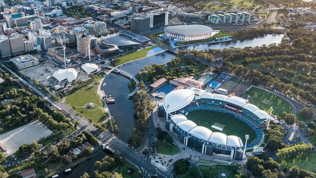 The proposed Riverbank Arena in Helen Mayo Park. Picture: Supplied