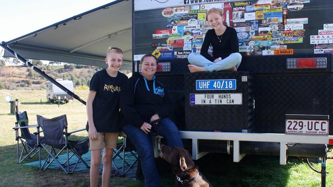 The Millward family has been on the road since 2015. Picture: SUSAN OONG.