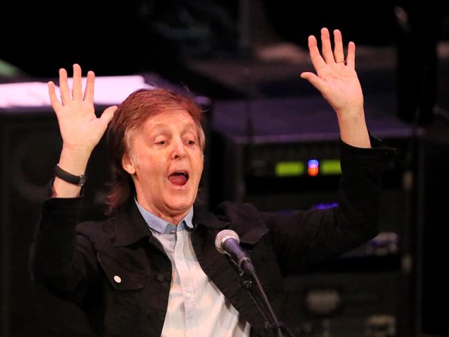 30/11/2017Paul McCartney begins the Australian leg of his One on One tour by sitting down with fans for a Q&A in Perth.pic Colin Murty The Australian