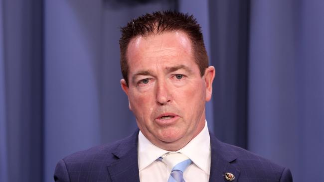 NSW Deputy Premier and Minister for Police Paul Toole says there is “no safe way to take drugs”. Picture: NCA NewsWire / Damian Shaw