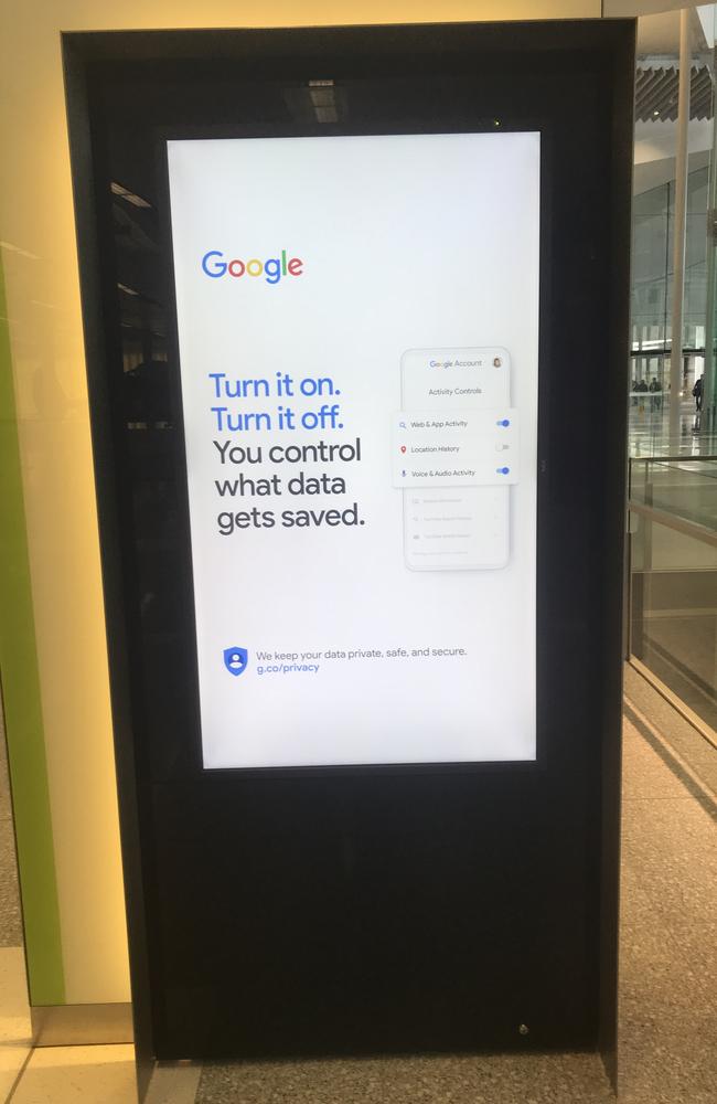 Google has been accused of targeting federal politicians with a new advertising campaign. Picture: supplied