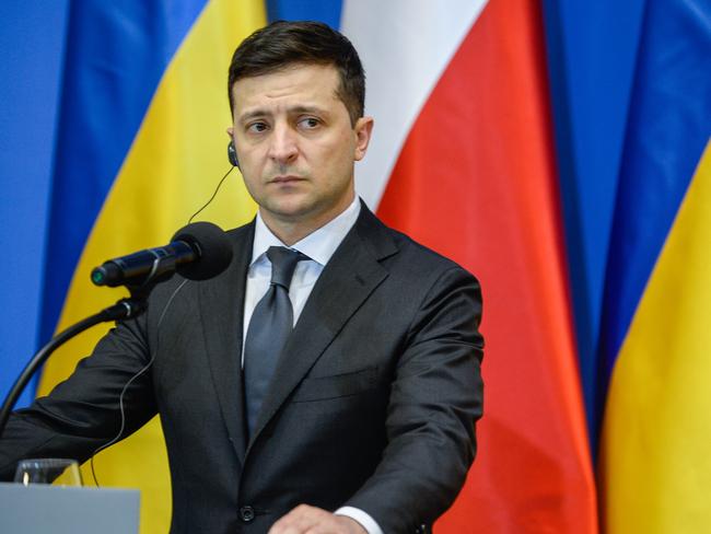 President of Ukraine, Volodymyr Zelenski. Picture: Getty