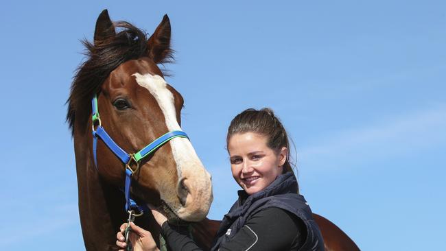 Melbourne Cup-winning jockey Michelle Payne. Picture: Ian Currie