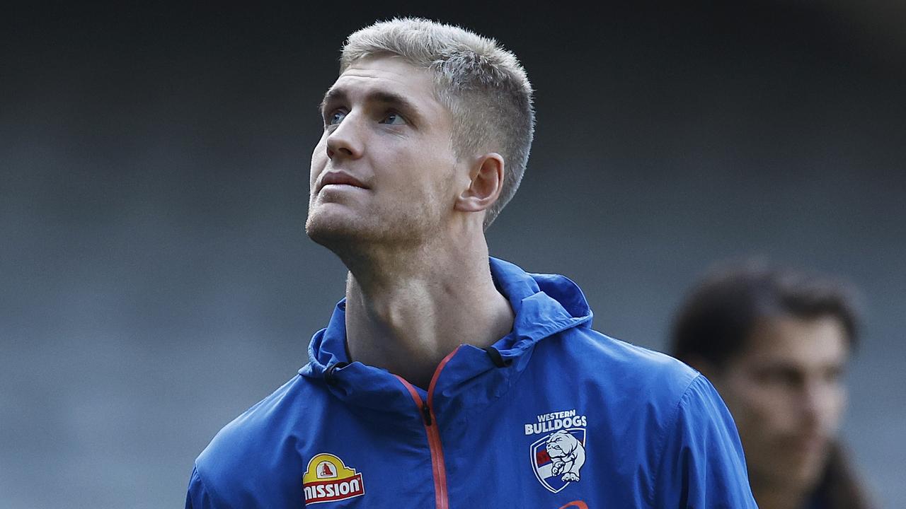 Tim English will return to Western Bulldogs training this week after being cautiously managed due to headaches similar to concussion symptoms. Picture: Daniel Pockett / Getty Images