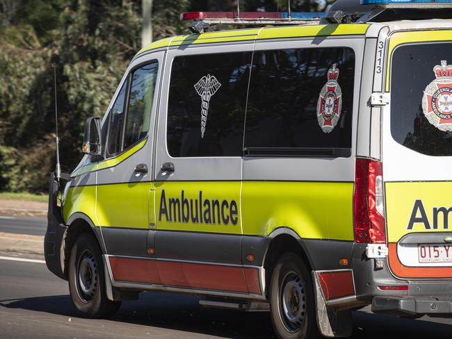 Generic ambulance, QAS, Queensland Ambulance Service, emergency services, Thursday, August 29, 2024. Picture: Kevin Farmer