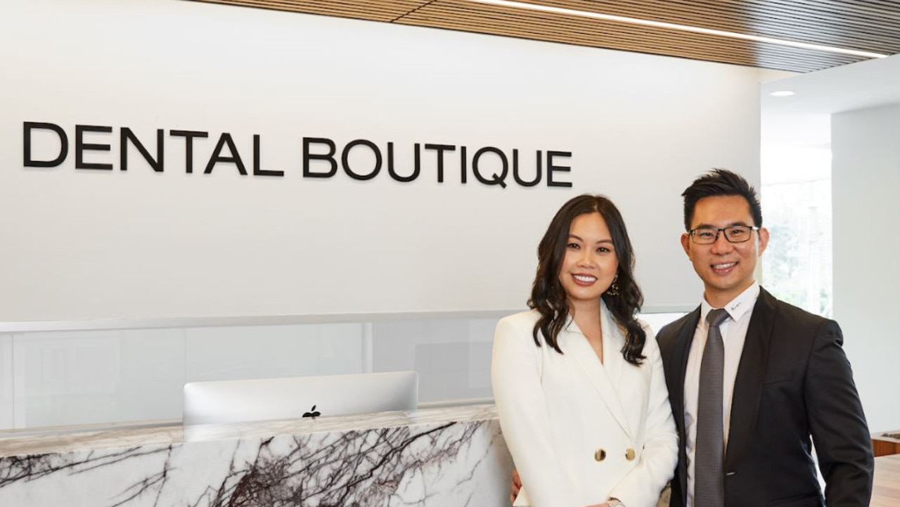 Dental Boutique owners Dr May Chan and Dr Reuben Sim. Picture: Supplied