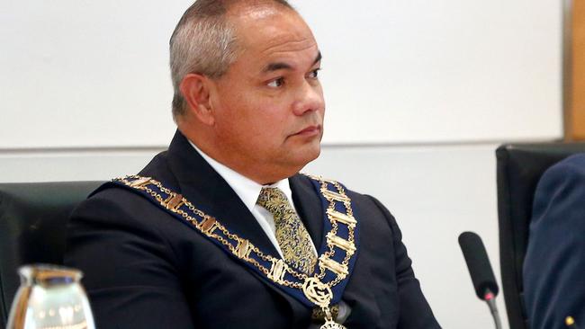 Gold Coast Mayor Tom Tate in council chambers. Picture Mike Batterham