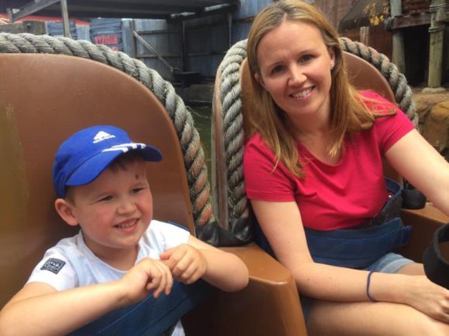 Alison Costelloe with son Fletcher, 4. Picture: SUPPLIED.