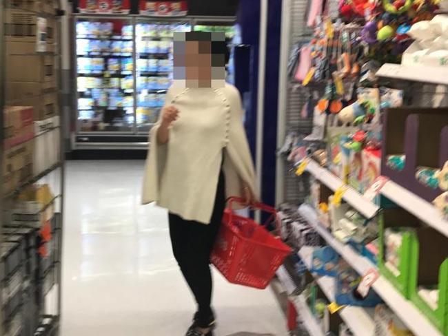 One of at least 20 people that Belinda saw scamming the system at Coles in Broadway. Source: Supplied