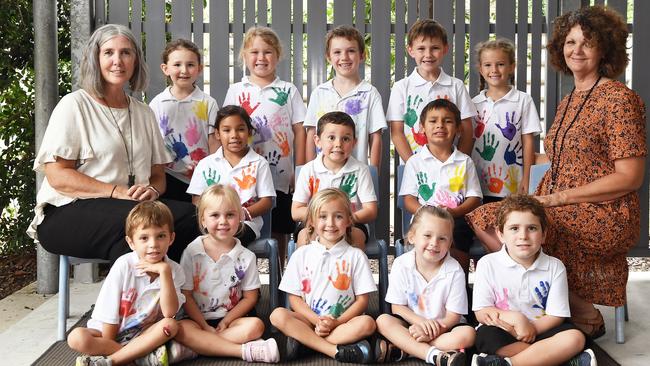 MY FIRST YEAR: Federal State School Preps. Front row left to right: Chase, Alaya, Riley, Alice, Joseph.Middle: Sam Craig (TA), April, Archer, Felix, Natalie Pilkington (Teacher)Back: Ziva, Wyatt, Jacob, Tyler, Maci-Lee. Picture: Patrick Woods.