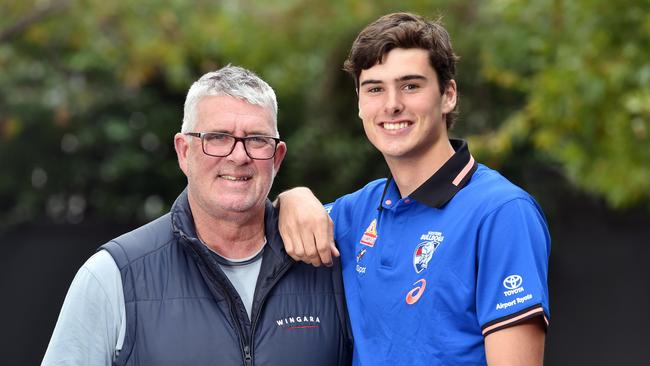 Simon O'Donnells and his son, James. Picture : Nicki Connolly