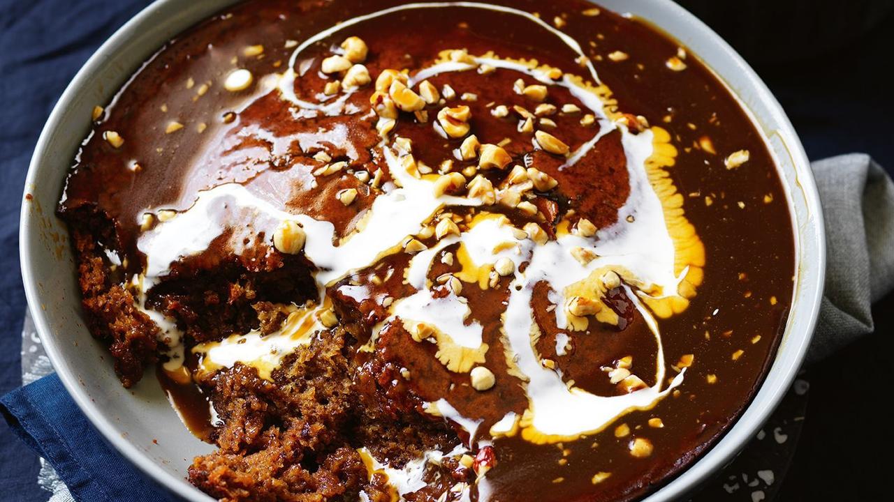 Banana and date pudding. Picture: Supplied