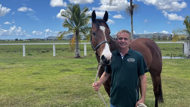 David McColm’s Far Too Easy has survived deadly flood waters at Murwillumbah. Picture: Trenton Akers