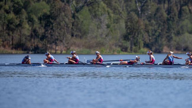 2024 Brisbane Schoolgirl Rowing Association Championship. Photos by Stephen Archer.
