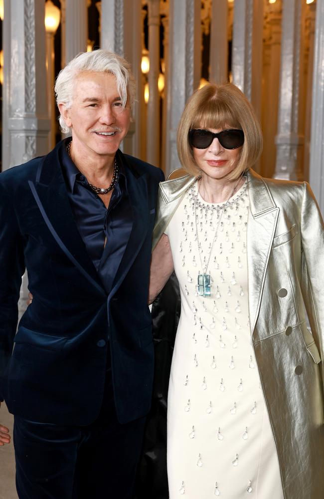 Honoree Baz Luhrmann and Anna Wintour attend the 2024 LACMA Art + Film Gala. Picture: Matt Winkelmeyer/Getty Images