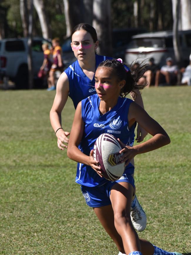 Queensland Representative School Sport state 10-12 years touch championships, Northern versus South West at Cyril Connell Fields, Rockhampton, on June 7, 2024.