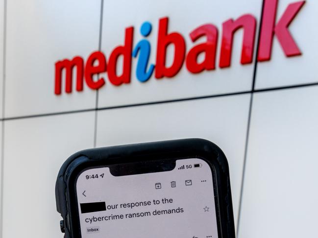 MELBOURNE, AUSTRALIA - NewsWire Photos NOVEMBER 8, 2022: An email sent to Medibank customers after having their data hacked. Picture: NCA NewsWire / David Geraghty