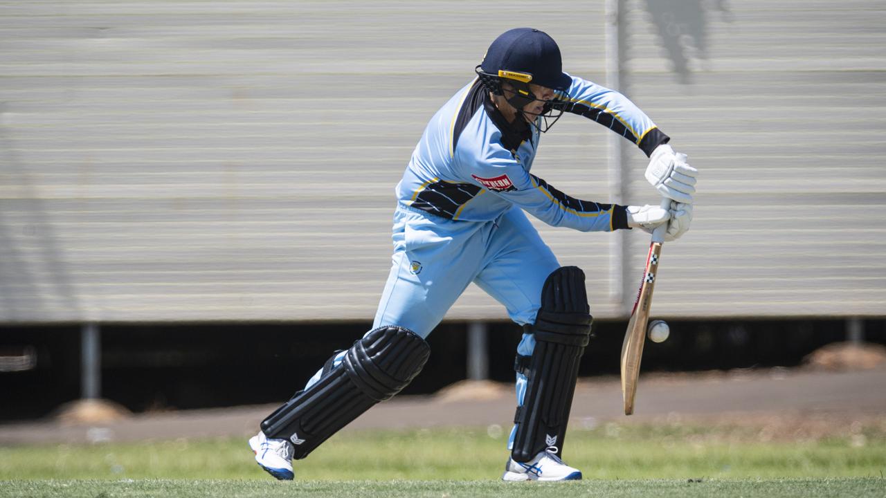 Brian May bats for Western Districts Warriors. Picture: Kevin Farmer