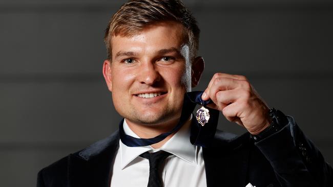 Ollie Wines says being a Brownlow medallist is ‘surreal’. Picture: Michael Willson