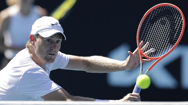 Luke Saville is set to make his Davis Cup debut for Australia. Picture: Getty Images