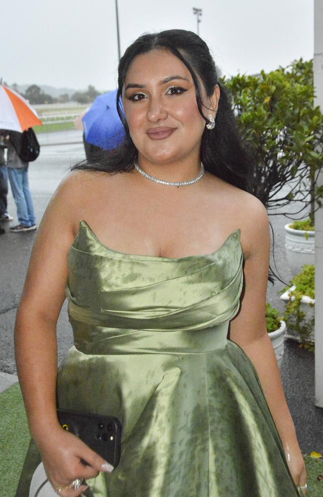 Joleet Bashar at Wilsonton State High School formal at Clifford Park Racecourse, Wednesday, November 13, 2024. Picture: Tom Gillespie