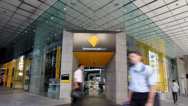 13/02/2016: Generic picture of Commonwealth Bank branch, Sydney. Hollie Adams/The Australian