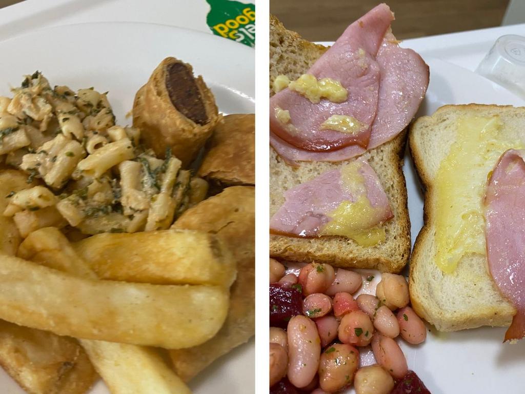 Food at an aged care home in Adelaide.