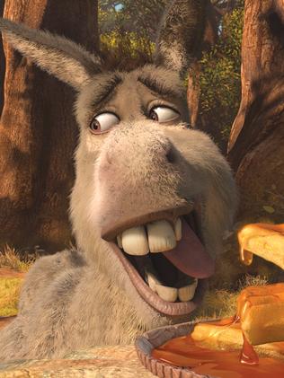 EMBARGOED TIL SEPT 6: Dreamworks characters ... Donkey from Shrek. Picture: Dreamworks