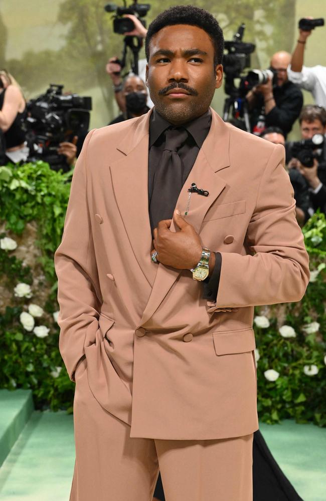 US musician and actor Donald Glover arrives for the 2024 Met Gala. Picture: Angela Weiss / AFP