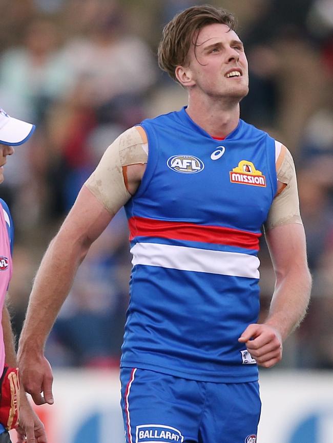 Jordan Roughead was injured in the pre-season. Picture: Wayne Ludbey