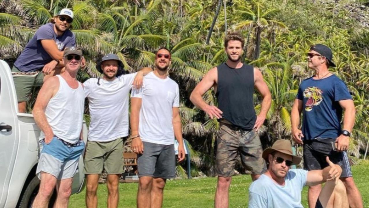 Chris Hemsworth and his entourage could be soon making their way to Tasmania. Picture: Instagram