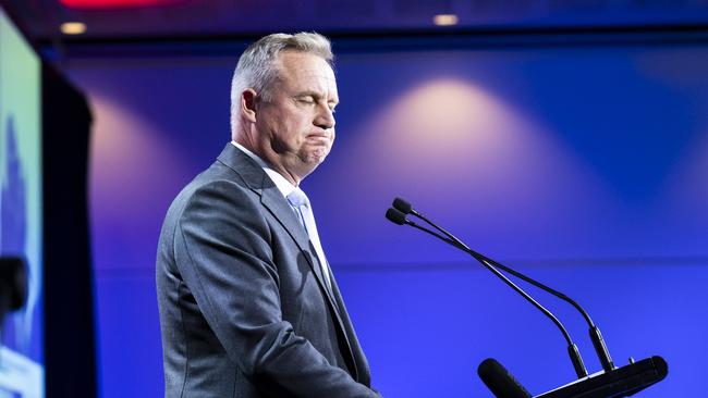 2024 Tasmanian State Election Tally Room Jeremy Rockliff. PIcture: Caroline Tan