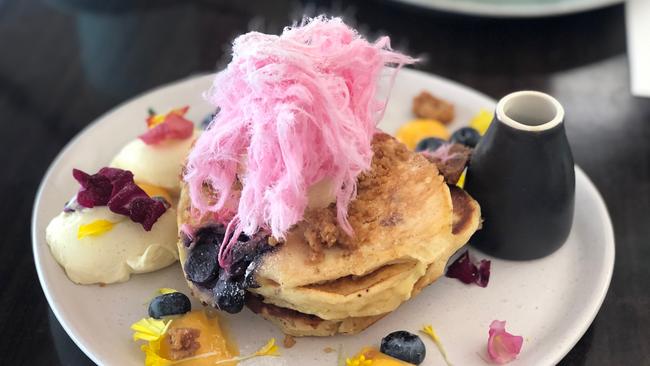 Pancakes at Lady Marmalade cafe in Brisbane